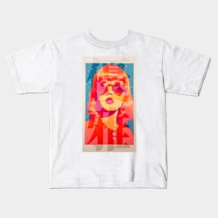 Ethereal Riso Lady: Grace in Print Kids T-Shirt